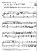 25 Etudes Progressives Op. 46 - Stephen Heller - Partition - Piano